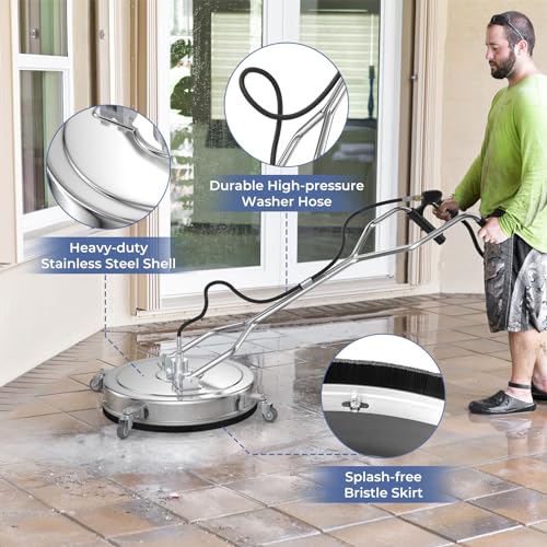 TANGZON 4000 PSI Stainless Steel Pressure Washer Cleaner