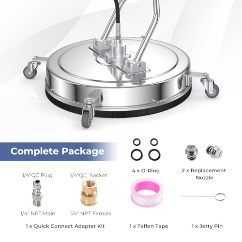 TANGZON 4000 PSI Stainless Steel Pressure Washer Cleaner