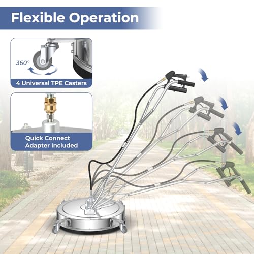 TANGZON 4000 PSI Stainless Steel Pressure Washer Cleaner