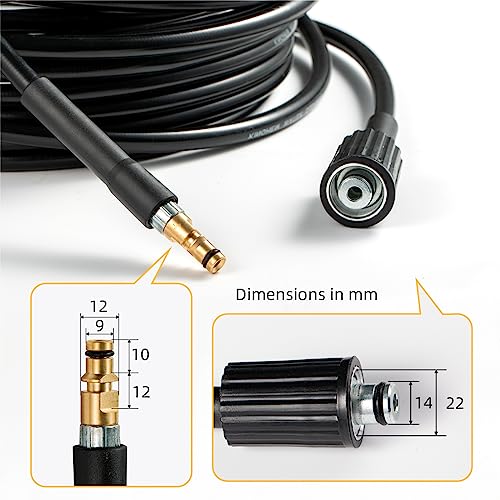 YUET 50Ft Replacement Hose for Kärcher Pressure Washers