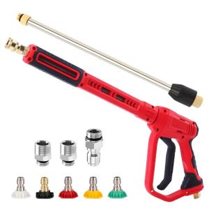 Pressure Washer Long Gun with Extension and Nozzles