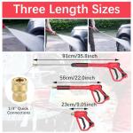 Pressure Washer Long Gun with Extension and Nozzles