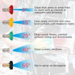 Pressure Washer Long Gun with Extension and Nozzles