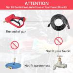 Pressure Washer Long Gun with Extension and Nozzles