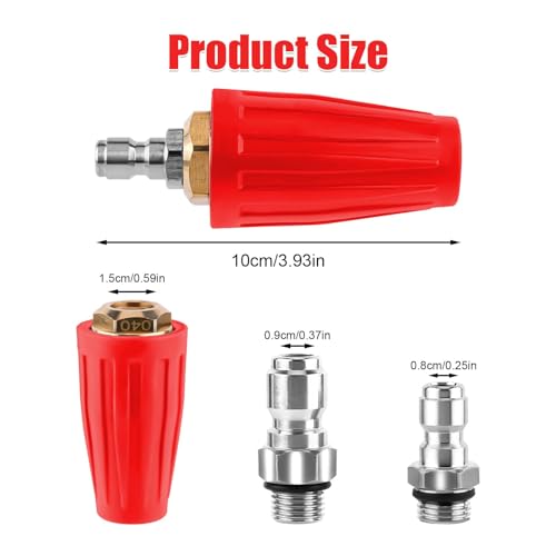 Turbo Rotary Pressure Washer Nozzle - 4000 PSI