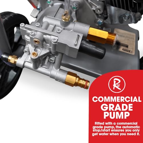 RocwooD High Power Petrol Pressure Washer 3370PSI