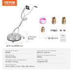 VEVOR 20" Surface Cleaner for Pressure Washers