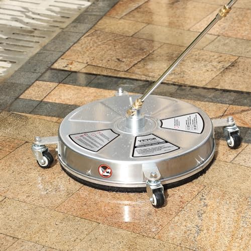 VEVOR 18" Pressure Washer Surface Cleaner with Wheels