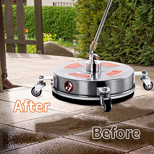 M MINGLE 14'' Pressure Washer Surface Cleaner Attachment