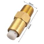 SuKeYuan 1/4 Inch Brass Safety Relief Valve