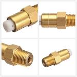 SuKeYuan 1/4 Inch Brass Safety Relief Valve