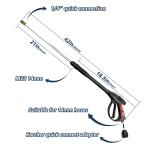 High-Pressure Washer Gun with 5 Nozzles