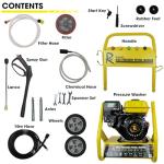 RocwooD 3950 PSI Petrol Pressure Washer - Portable