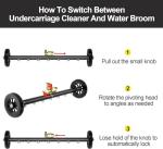 24-Inch 2-in-1 Pressure Washer Undercarriage Cleaner