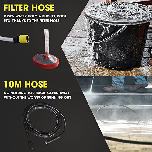 RocwooD 3950 PSI Petrol Pressure Washer - Portable