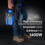 Draper Storm Force 105Bar Pressure Washer with Foam Gun