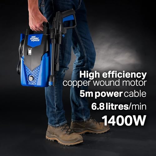 Draper Storm Force 105Bar Pressure Washer with Foam Gun