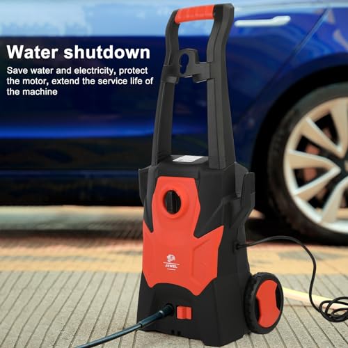HshDUti 1800 PSI Electric Pressure Washer with Wheels