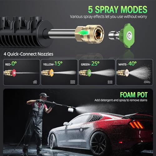 4000PSI Electric Pressure Washer with Foam Cannon