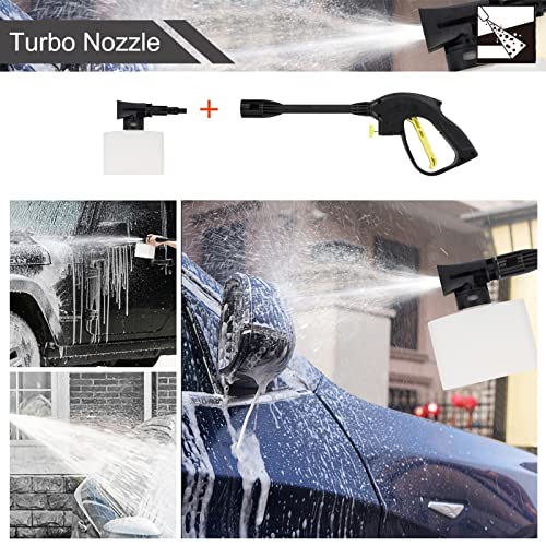 1650W Electric Pressure Washer with Adjustable Nozzle