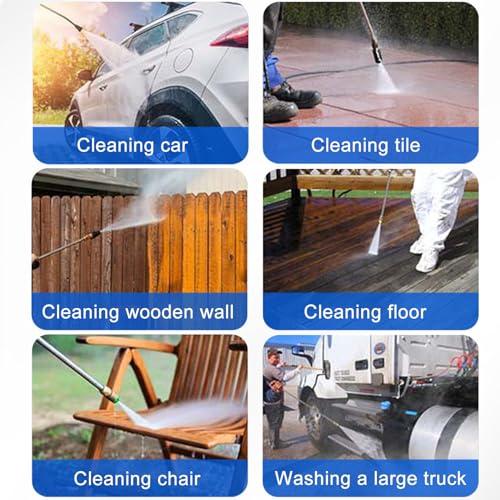 HshDUti 1800 PSI Electric Pressure Washer with Wheels