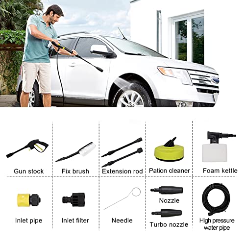 Portable 135Bar Electric Pressure Washer for Patio
