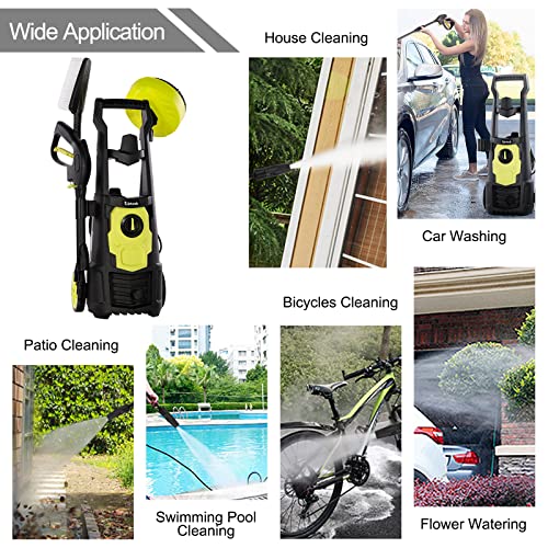 1650W Electric Pressure Washer with Adjustable Nozzle