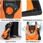 1800W Electric Pressure Washer with Foam Cannon