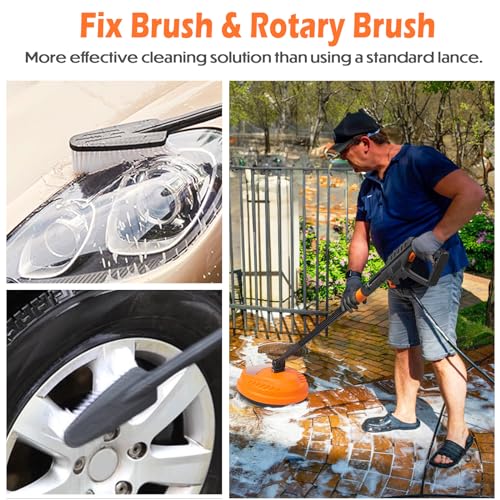 1800W Electric Pressure Washer with Foam Cannon