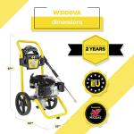 3100 PSI Petrol Pressure Washer for Cars & Patios