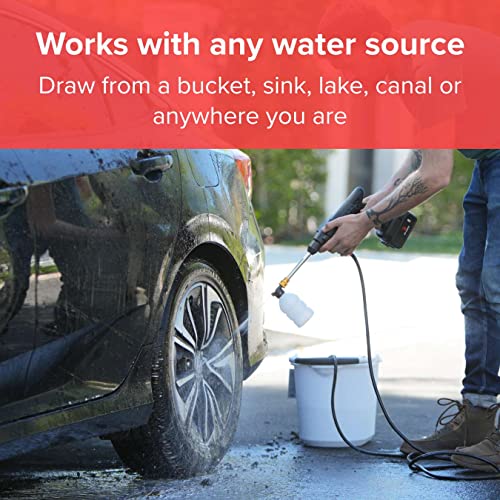 Jet Hawk Portable Cordless High-Pressure Washer