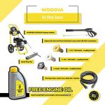 3100 PSI Petrol Pressure Washer for Cars & Patios