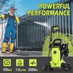 2000W Electric Pressure Washer with Foam Cannon