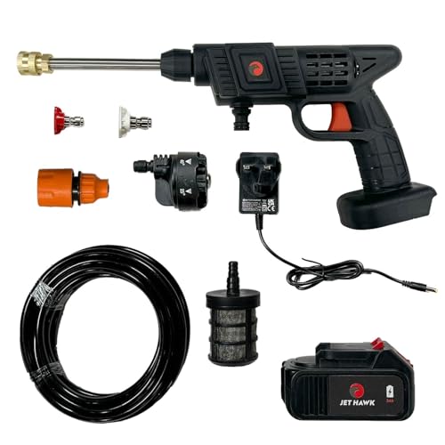 Jet Hawk Portable Cordless High-Pressure Washer