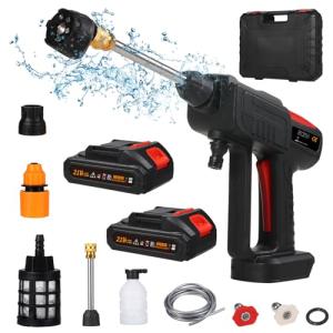 Cordless 60Bar Battery Pressure Washer with 6-in-1 Spray