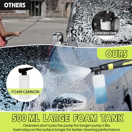 2000W Electric Pressure Washer with Foam Cannon