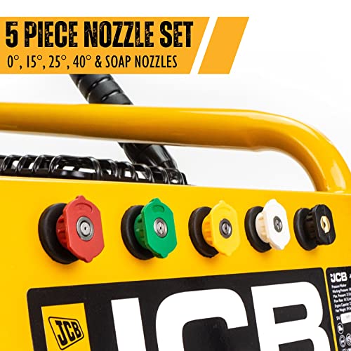 JCB 3100psi Petrol Pressure Washer with 5 Nozzles