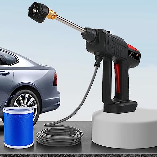 Cordless 60Bar Battery Pressure Washer with 6-in-1 Spray