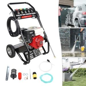 6.5 HP Gas Pressure Washer, 190 Bar Power