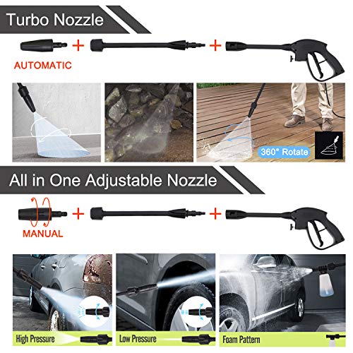 135Bar Electric Pressure Washer for Patio and Car