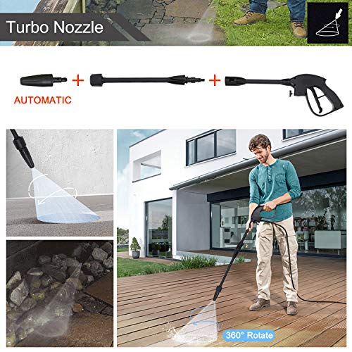 135Bar Electric Pressure Washer for Patio and Car