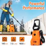 1800W Electric Pressure Washer with Foam Cannon