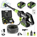 Cordless 652PSI Portable Pressure Washer with 2 Batteries