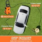 1800W Electric Pressure Washer with Foam Cannon