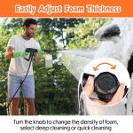 1800W Electric Pressure Washer with Foam Cannon