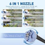 Cordless 652PSI Portable Pressure Washer with 8 Nozzles