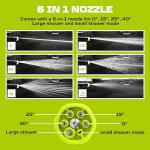 Cordless 652PSI Portable Pressure Washer with 2 Batteries