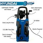 Hyundai 2500W Electric Pressure Washer 2100psi