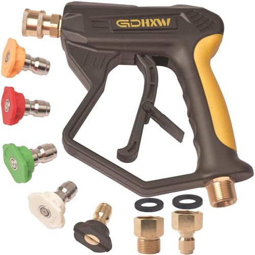 GDHXW High Pressure Washer Gun with 5 Nozzles