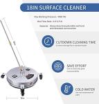 13" Pressure Washer Surface Cleaner with Wheels